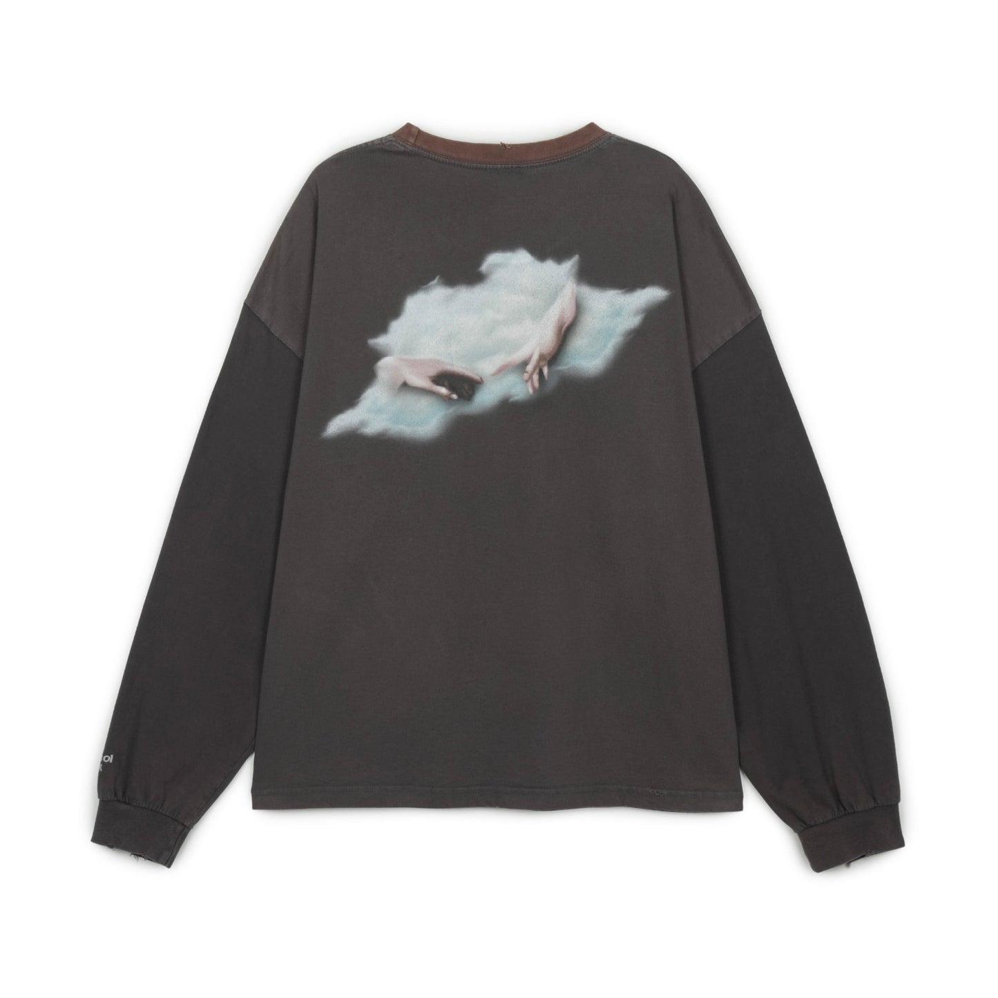 Protocol Index FK Paneled Long Sleeve Charcoal Mix