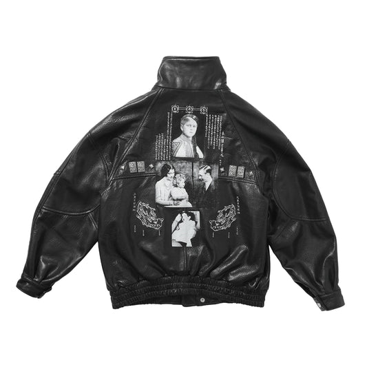Enfants Riches Déprimés Prince Phillip's Childhood Studded Leather Jacket
