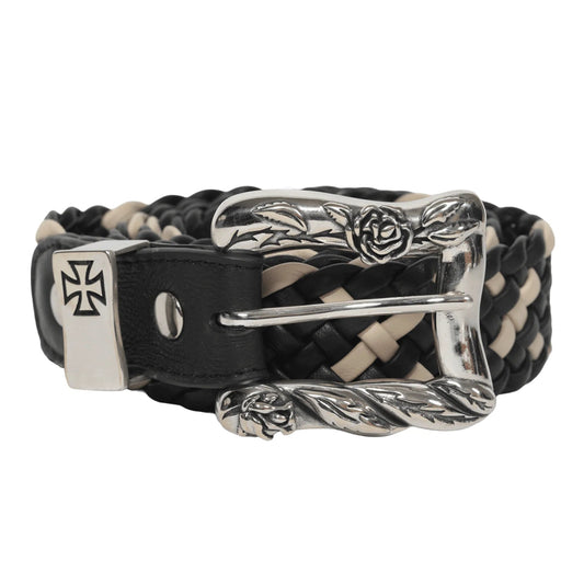 Enfants Riches Déprimés New Braided Belt Mignon Black / Ivory