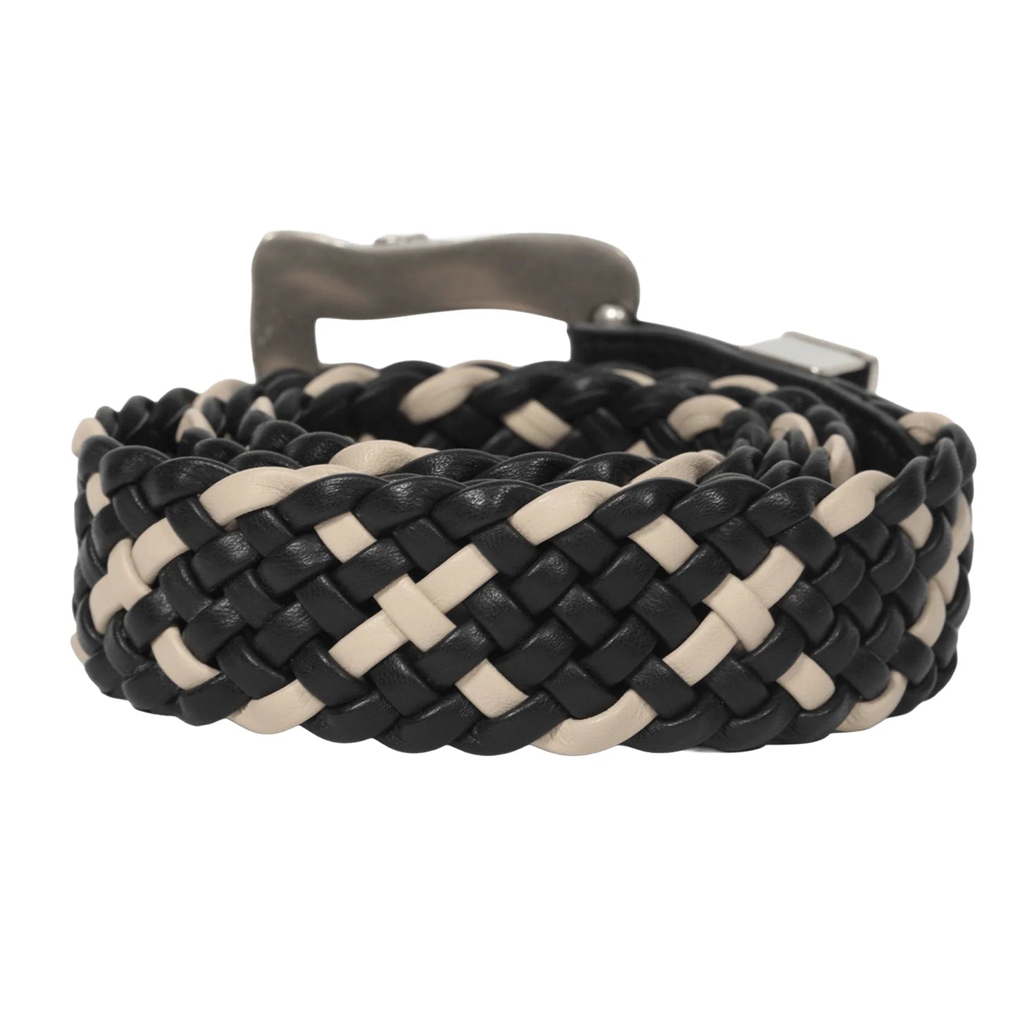 Enfants Riches Déprimés New Braided Belt Mignon Black / Ivory