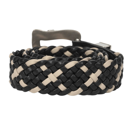 Enfants Riches Déprimés New Braided Belt Mignon Black / Ivory
