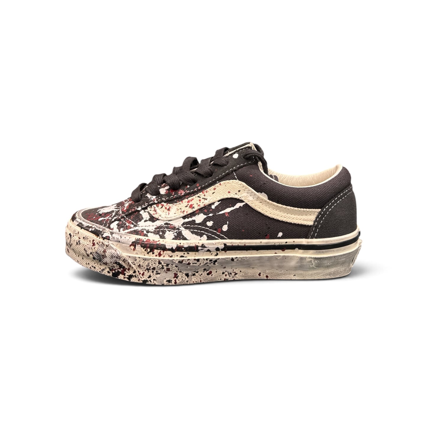 Vans LX Old Skool 36 Paint Splatter Charcoal Grey