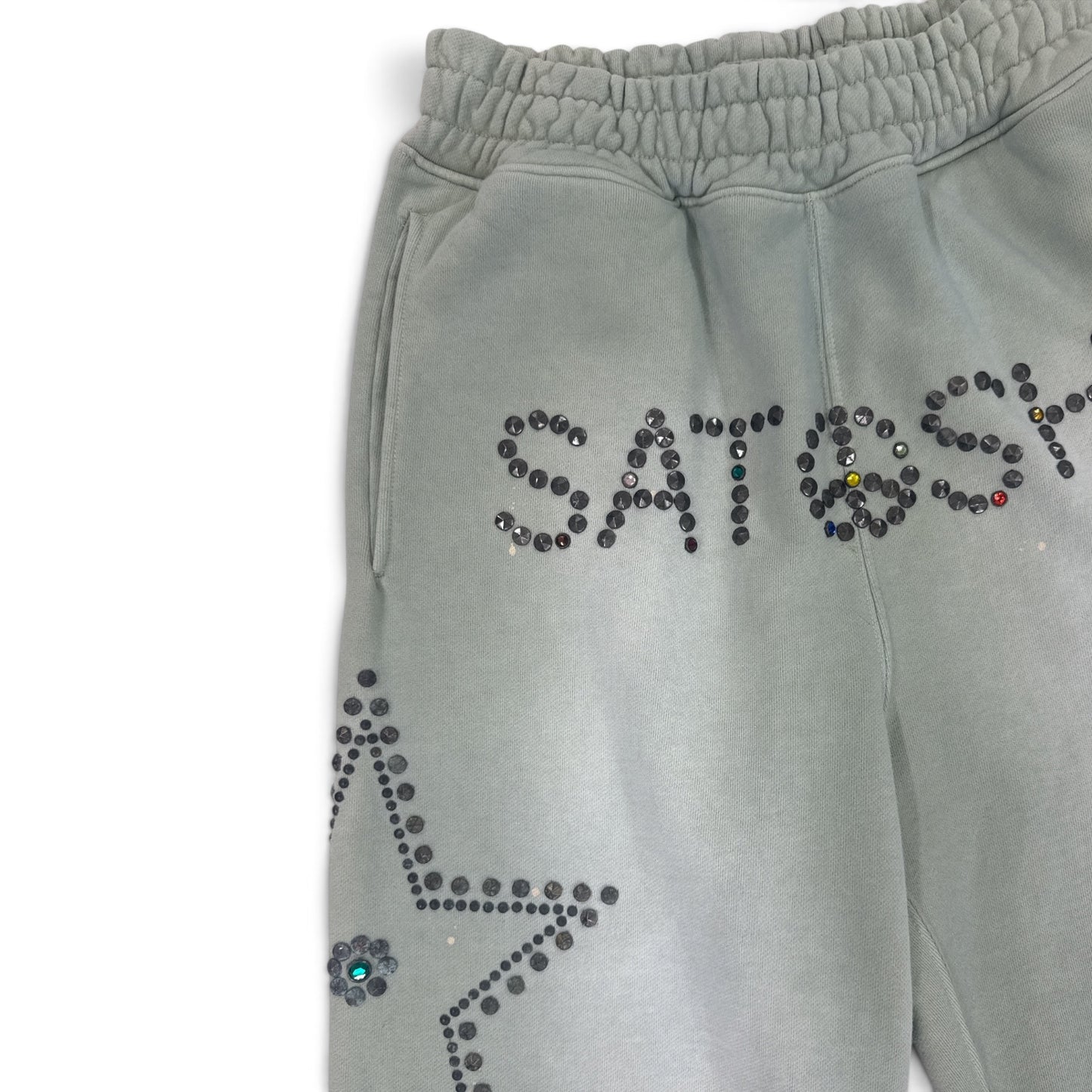 Satoshi Nakamoto Star Studded Sweatpants