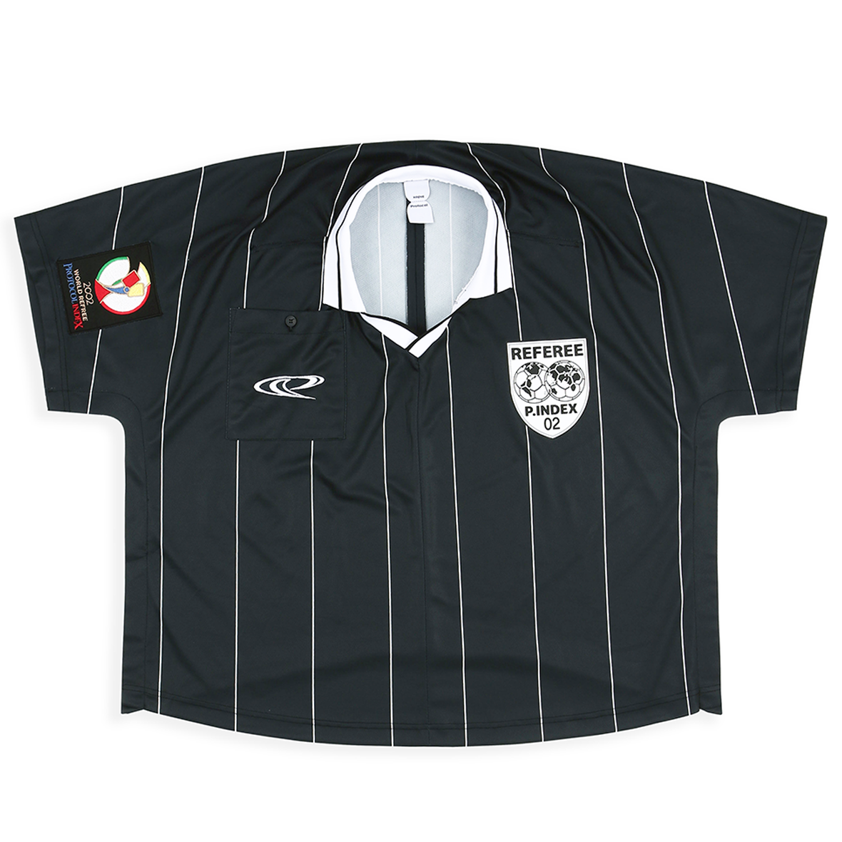 Protocol Index Fake Shoulder Referee Football Jersey Black