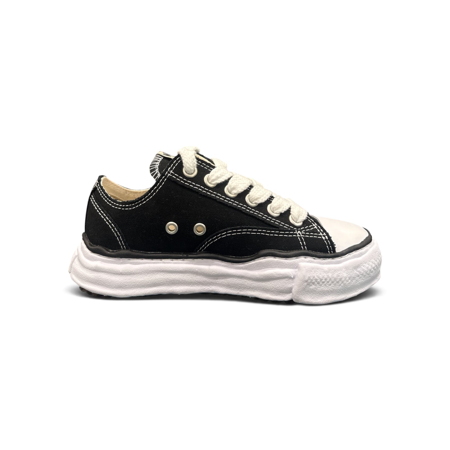 Maison Mihara Yasuhiro Peterson Low OG Sole Canvas Sneaker Black