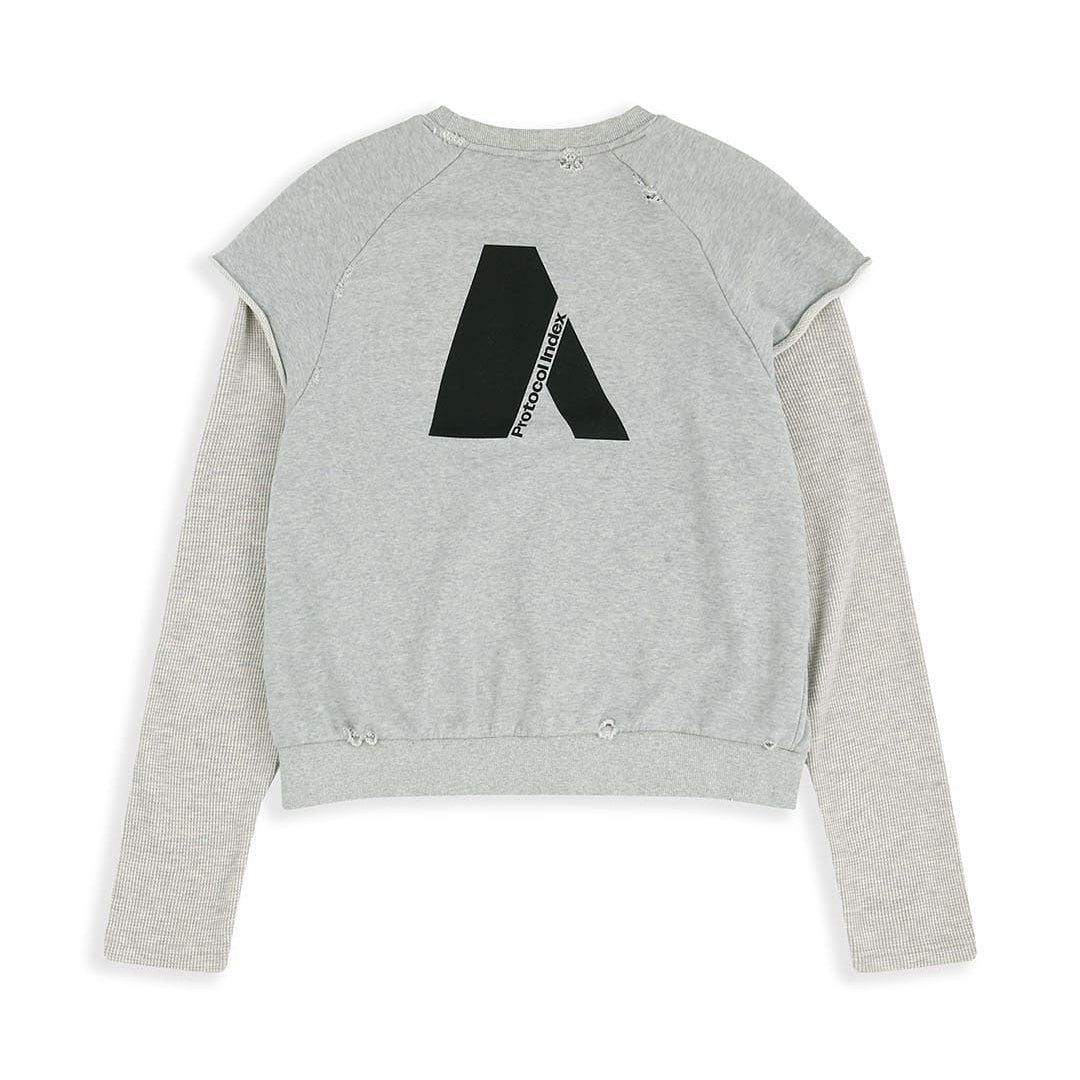 Protocol Index Layered Thermal Jersey Melange Grey