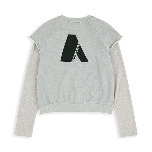 Protocol Index Layered Thermal Jersey Melange Grey