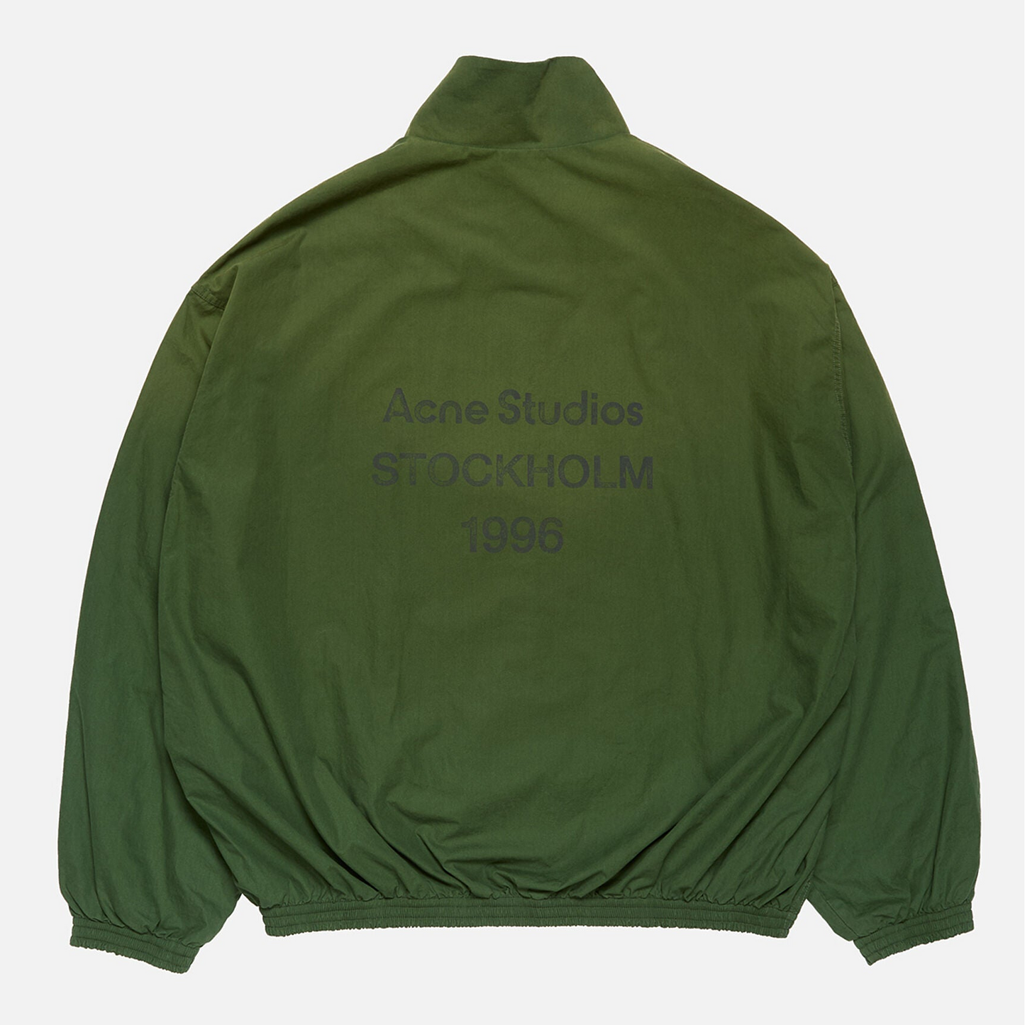 Acne Studios Washed Logo Jacket Forest Green