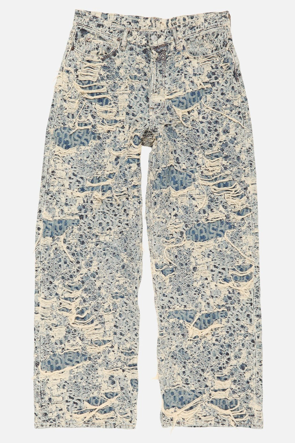 Acne Studios 1981 Distressed Monogram loose-fit jeans