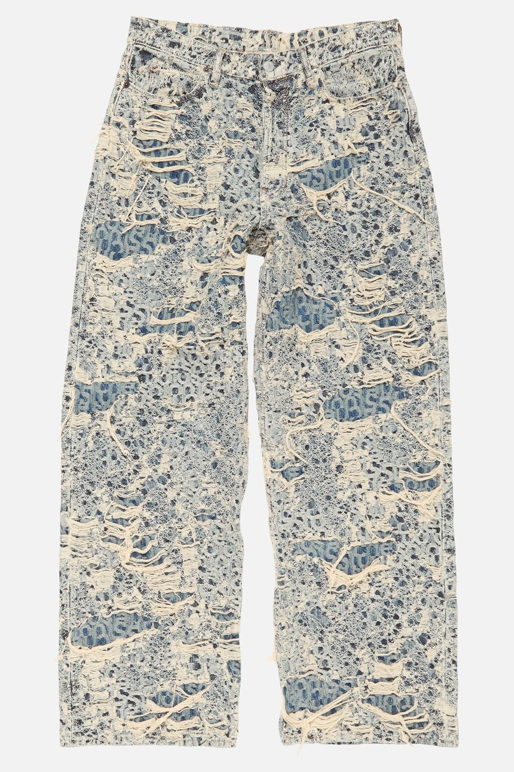 Acne Studios 1981 Distressed Monogram loose-fit jeans