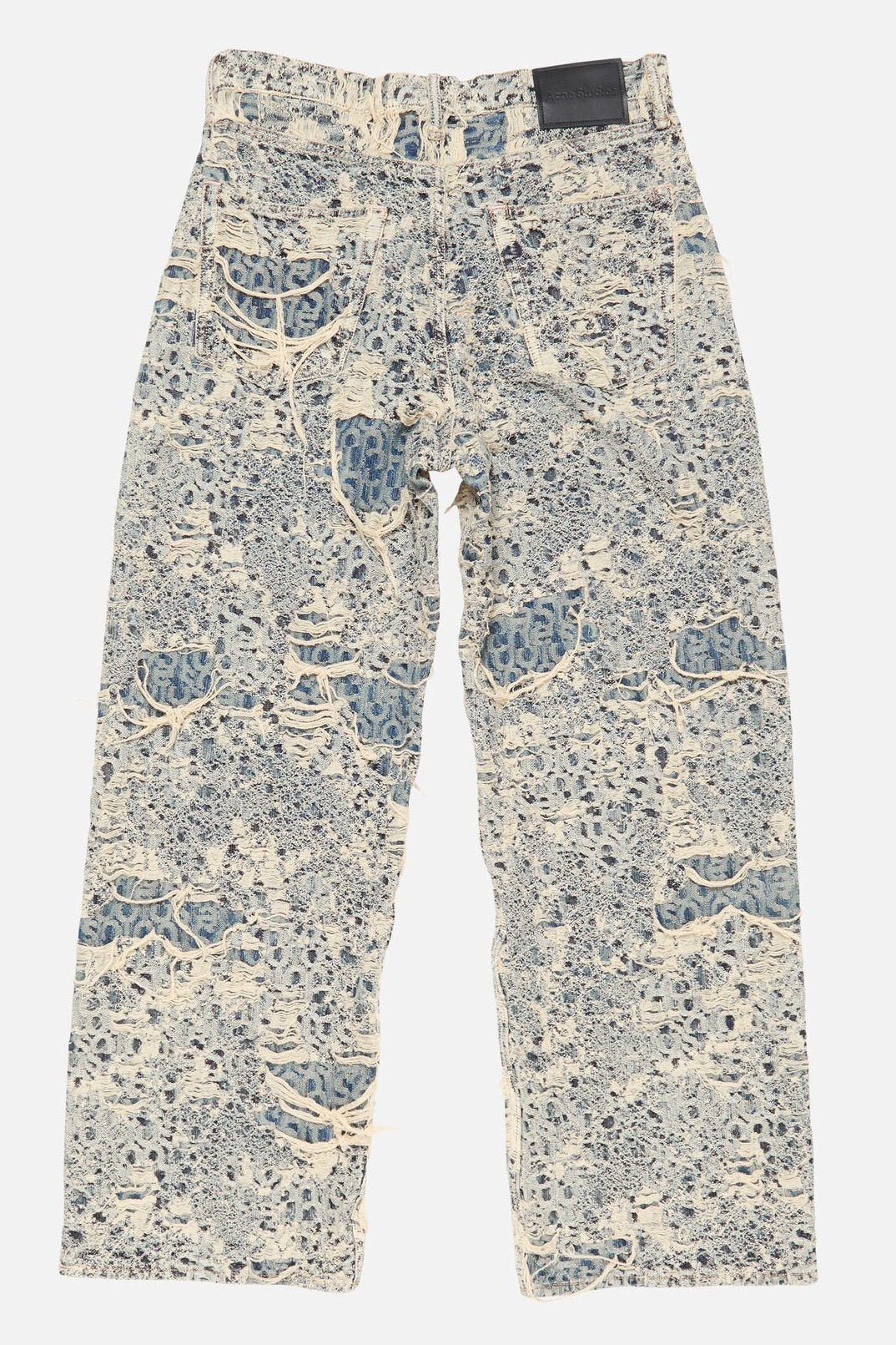 Acne Studios 1981 Distressed Monogram loose-fit jeans