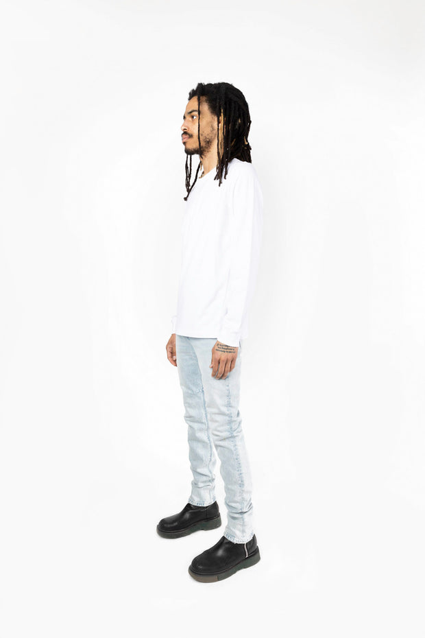 RTA Not A Simulation Long Sleeve T-Shirt in White