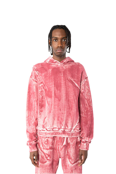 A Cold Wall Corrosion Hoodie in Red