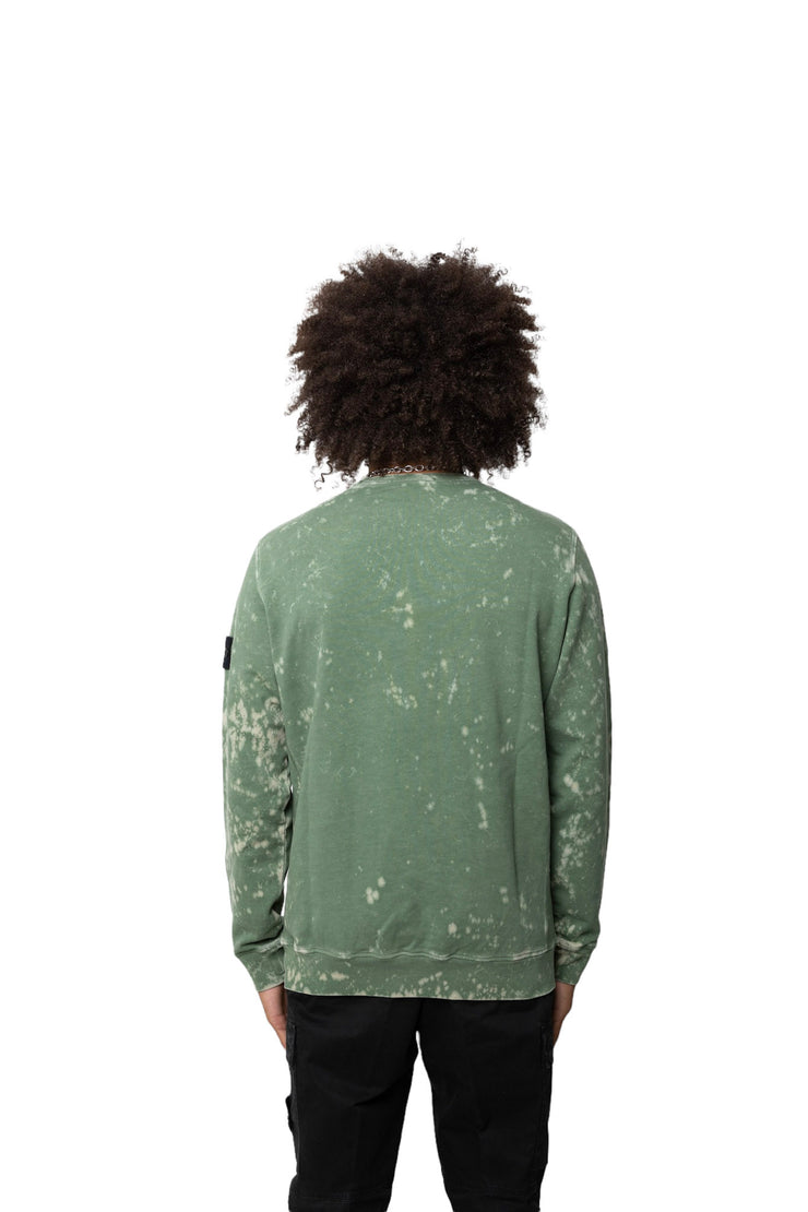 Stone Island Garment Dye Sweater Green