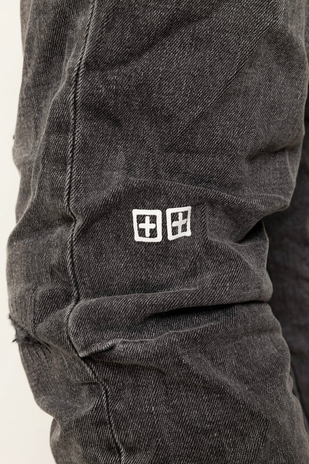 Ksubi Van Winkle Chop Up Black