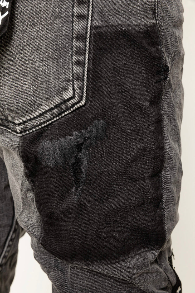 Ksubi Van Winkle Chop Up Black