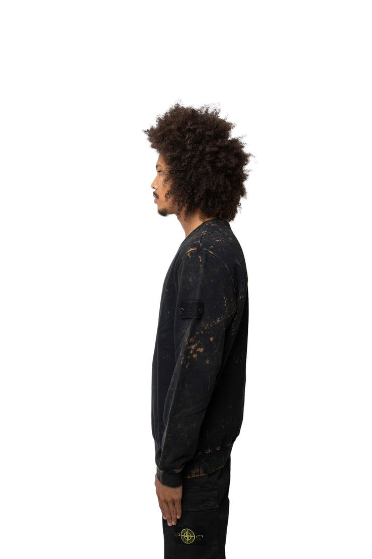 Stone Island Garment Dye Sweater Black