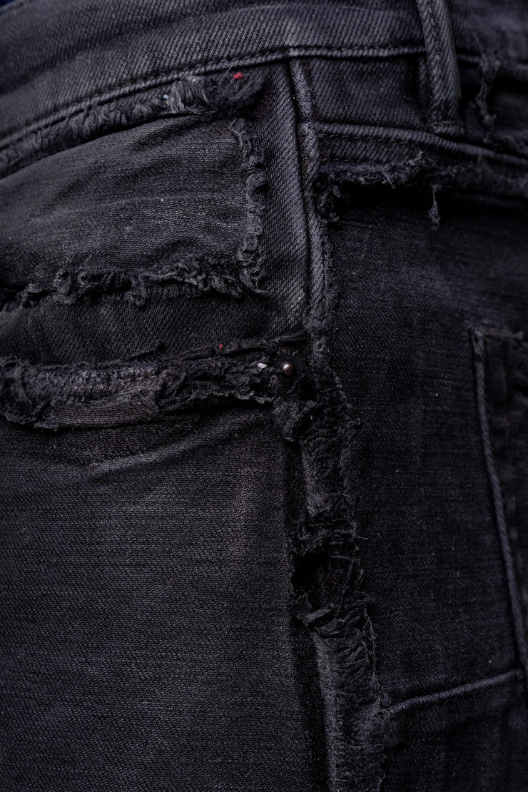 Purple Inside Out Black Fray