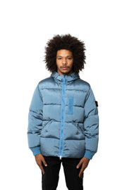 Stone Island Regenerated Nylon Down Jacket Slate Blue
