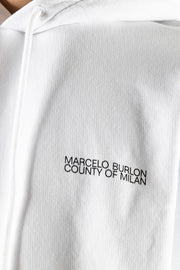Marcelo Burlon County Of Milan Tempera Over Cross Logo Hoodie