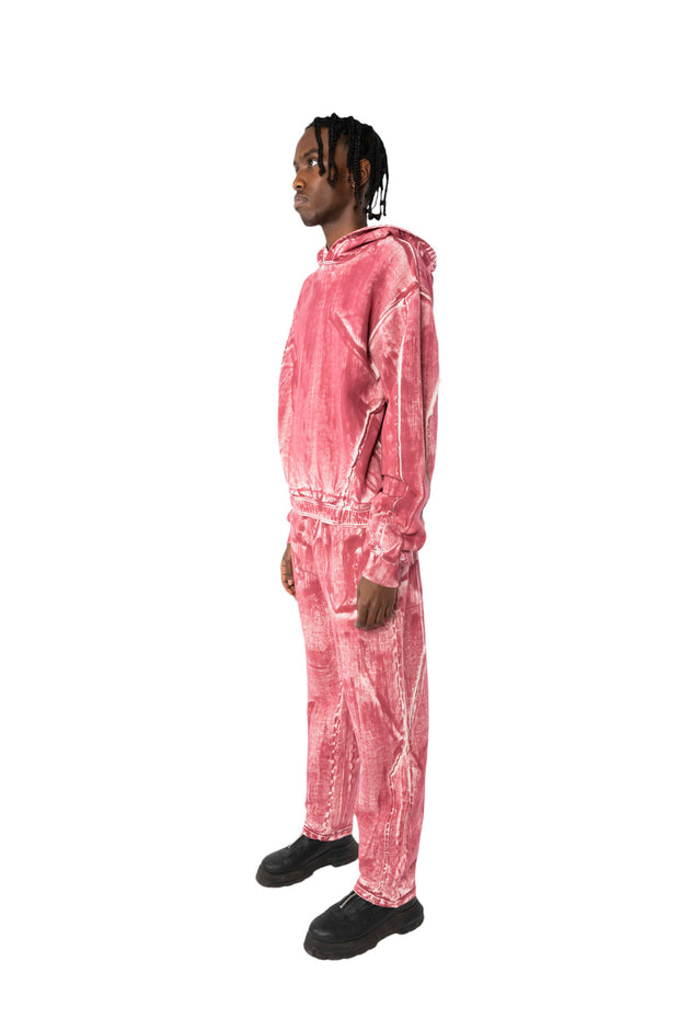 A Cold Wall Corrosion Hoodie in Red