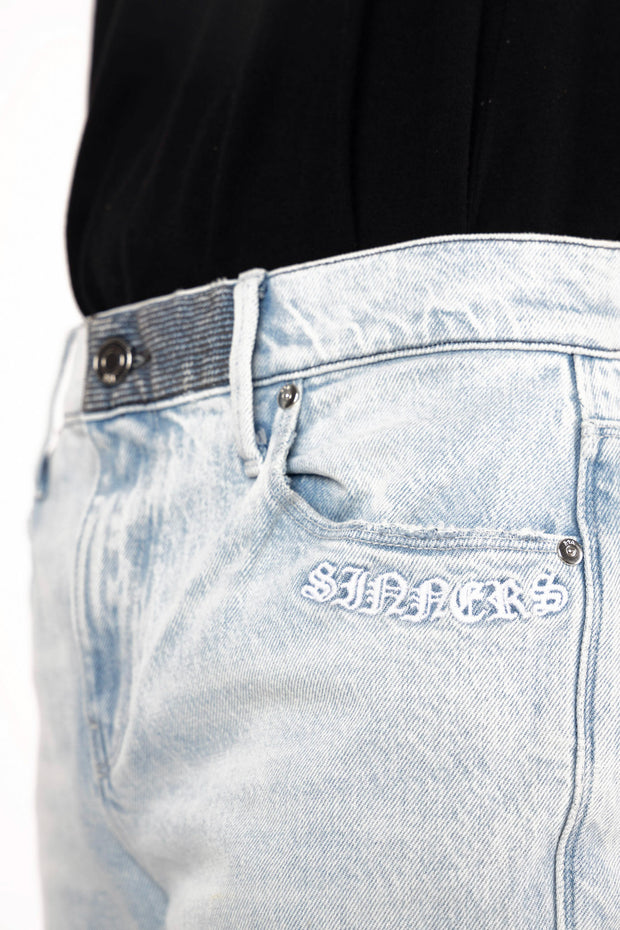 RTA Light Blue Sinners Denim