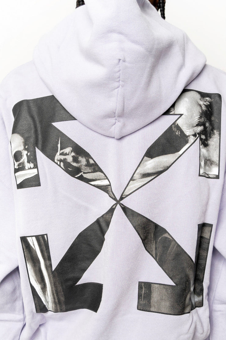Off-White Caravaggio Arrow Over Hoodie Dusty Lilac