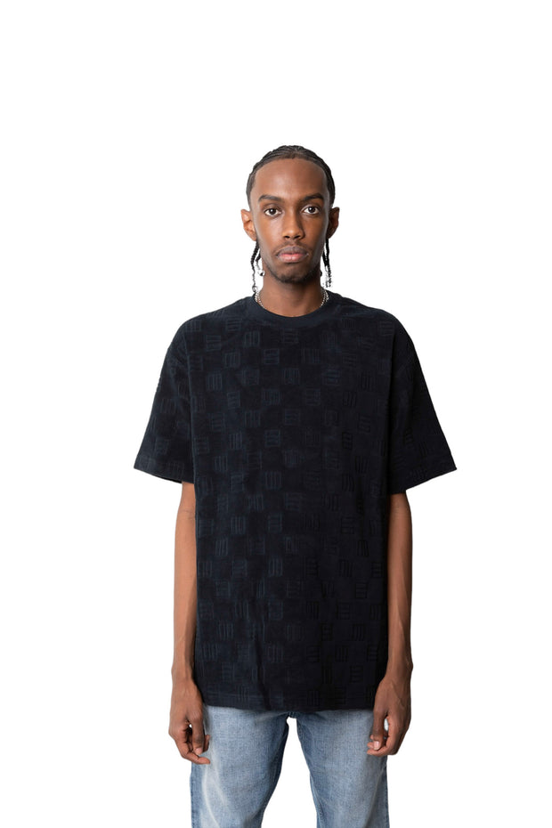 Ambush Monogram Chenille T-Shirt Black