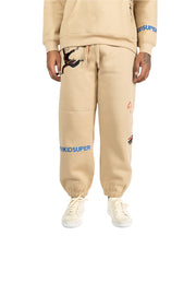 Kid Super Sweatpants Tan