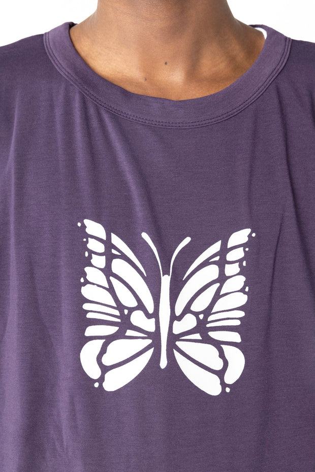 Needles Butterfly T-Shirt Purple