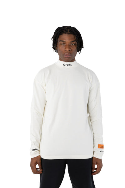 Heron Preston CTNMB Turtleneck Long Sleeve White