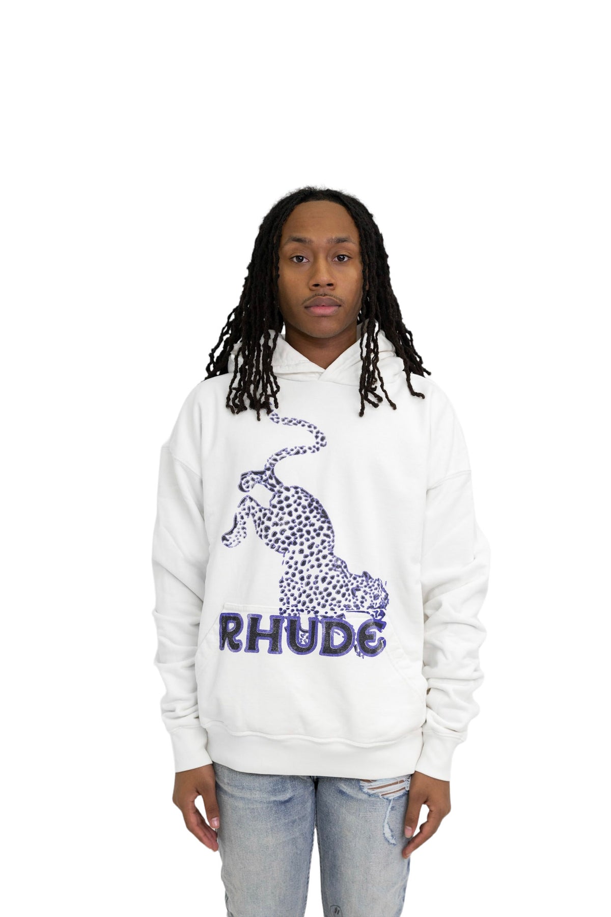 Rhude Full Zip Hoodie S / Sage