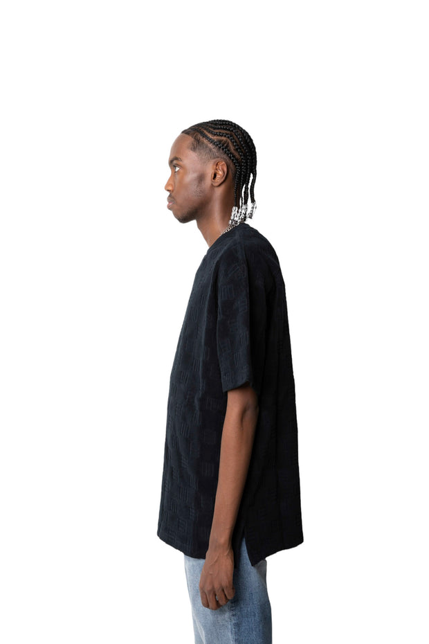 Ambush Monogram Chenille T-Shirt Black