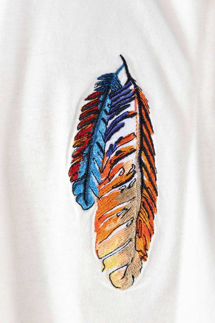 Marcelo Burlon County Of Milan Feathers SS T-Shirt