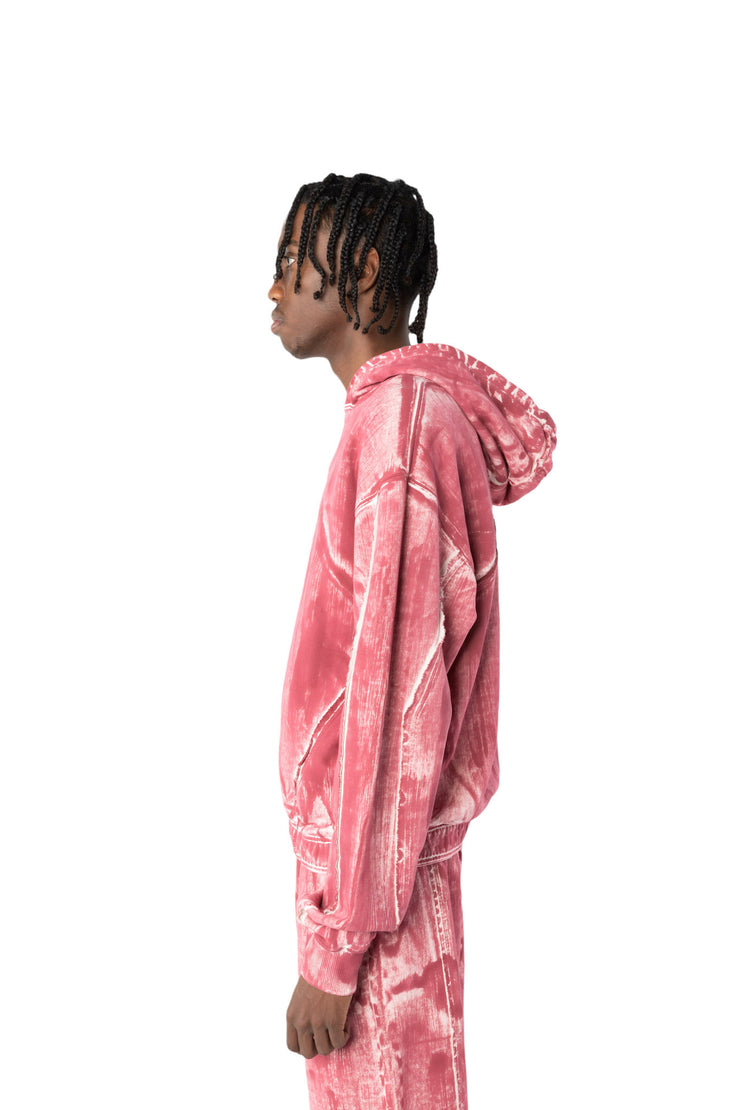 A Cold Wall Corrosion Hoodie in Red