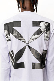 Off-White Caravaggio Arrow Skate L/S Dusty Lilac