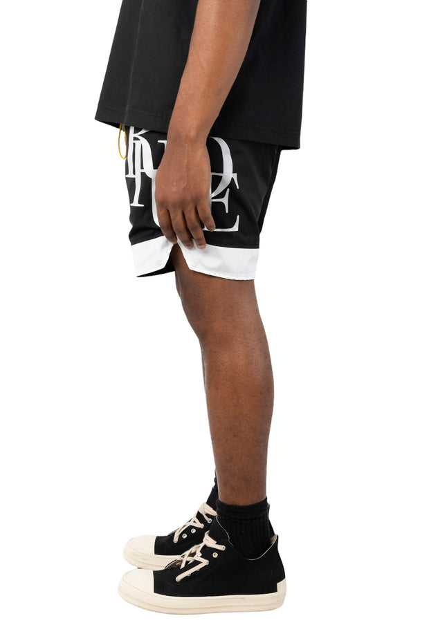 Rhude Side Logo Shorts Black