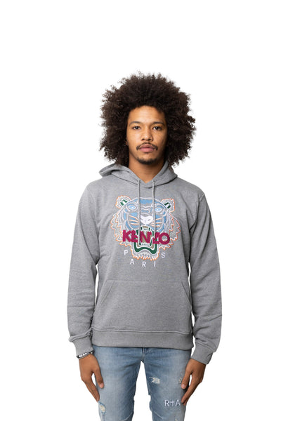 Kenzo Tiger Original Hoodie Grey