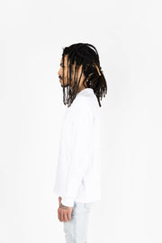 RTA Not A Simulation Long Sleeve T-Shirt in White
