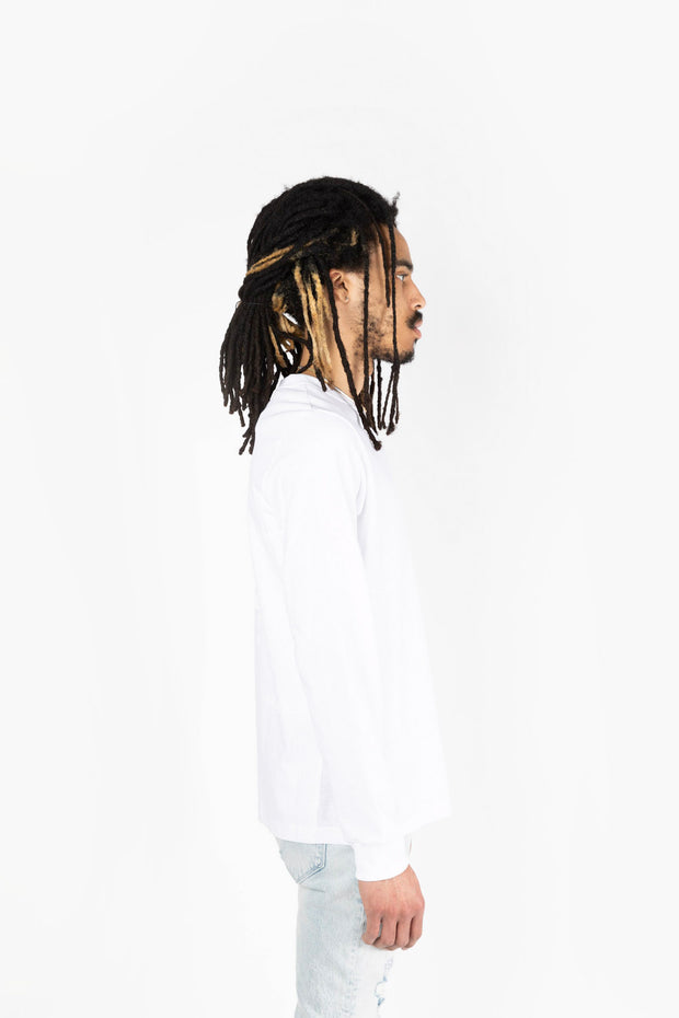 RTA Not A Simulation Long Sleeve T-Shirt in White