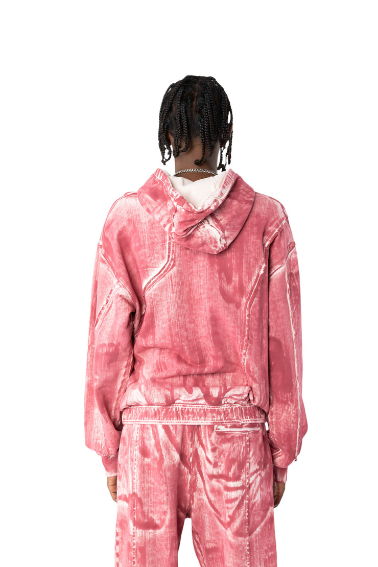 A Cold Wall Corrosion Hoodie in Red