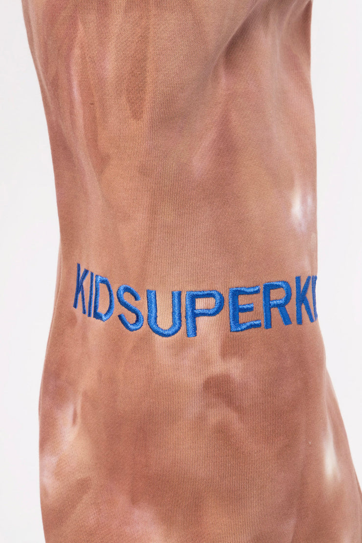 Kid Super Sweatpants Brown Tie Dye