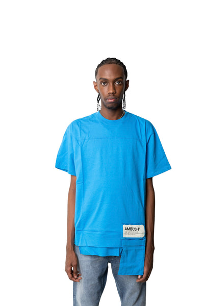 Ambush Waist Pocket T-Shirt Deep Water Blue