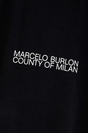 Marcelo Burlon County Of Milan Tempera Over Cross T-shirt Black