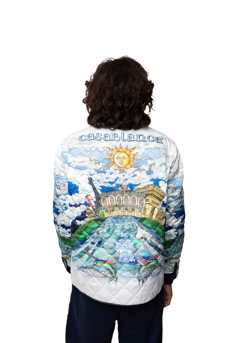 Casablanca Le Vol Ideal Printed Hunting Jacket