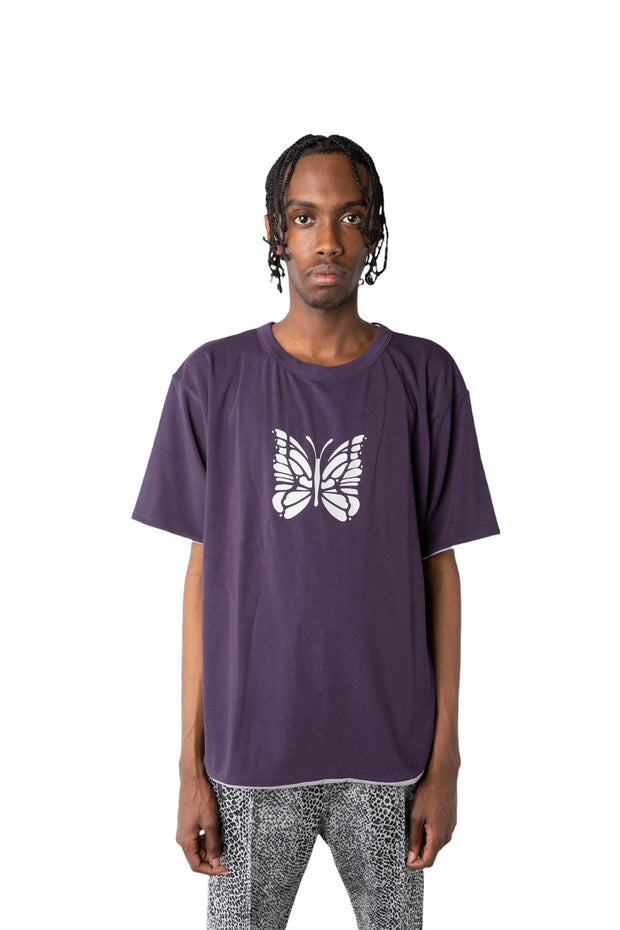 Needles Butterfly T-Shirt Purple