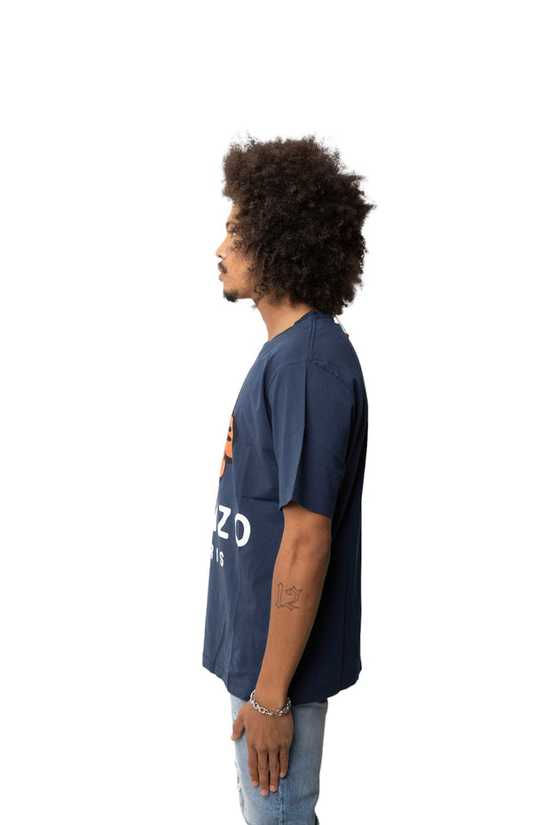 Kenzo Seasonal Logo Flower Navy