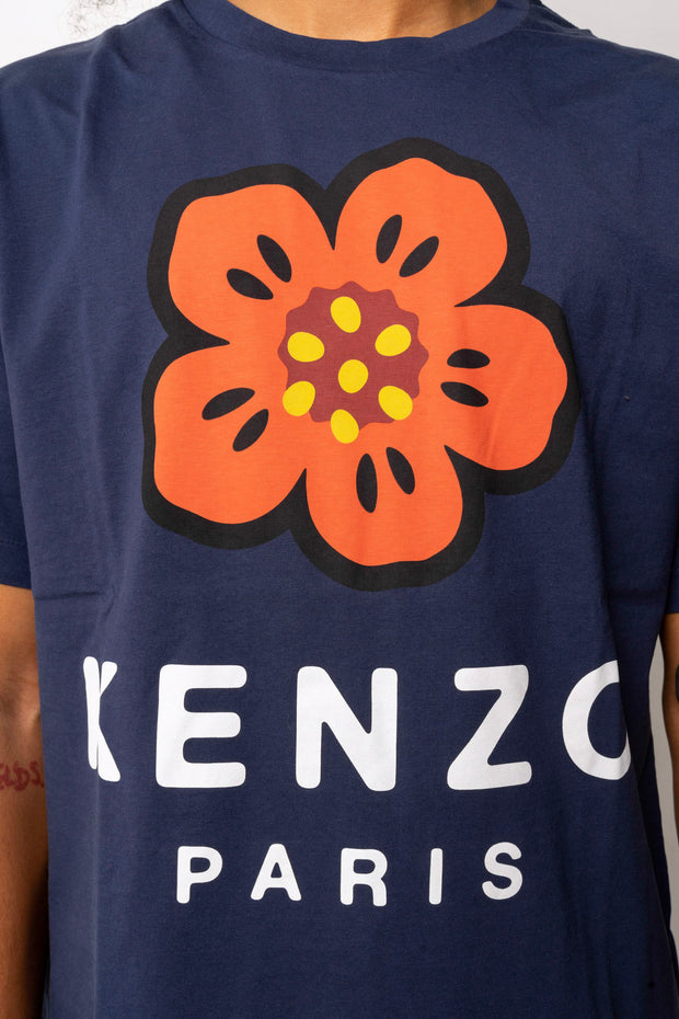 Kenzo Seasonal Logo Flower Navy