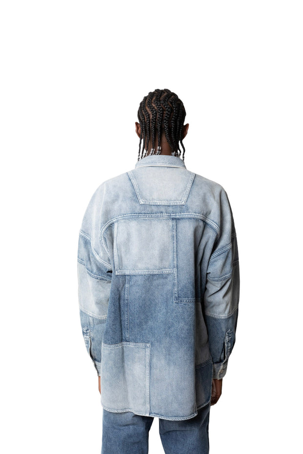 Ambush Patchwork Denim Shirt