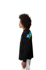 Palm Angels Spray Logo Over Tee Black